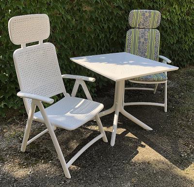 Zahradn sestava Clip 2+1, stl 80x80cm